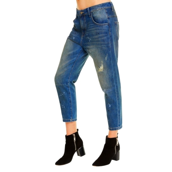 NWT Women's Wildfox DaVinci Baggy Crop Jeans - Picture 7 of 10